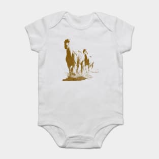 Horses Baby Bodysuit